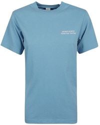 Sporty & Rich - Slogan Printed Crewneck T-shirt - Lyst