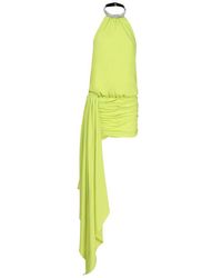 Nue - Iris Embellished Halterneck Mini Dress - Lyst