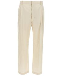 Lemaire - Easy Pleated Pants - Lyst