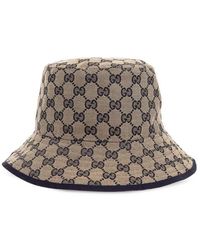 Gucci - GG Monogrammed Reversible Bucket Hat - Lyst