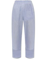 Emporio Armani - Linen Trousers, - Lyst