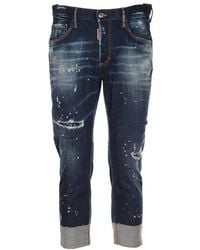DSquared² - Destroyed Effect Jeans - Lyst