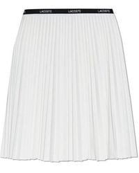 Lacoste - Pleated Skirt - Lyst