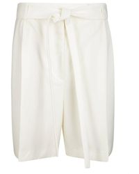 Rohe - Belt Tailored Pleated Shorts - Lyst