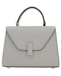 Valextra - Iside Foldover Micro Top Handle Bag - Lyst