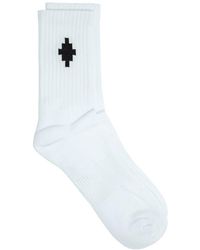 Marcelo Burlon Socks Cross - White