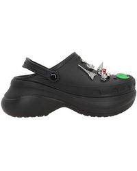Balenciaga Crocs Mule Jibbitz in Black for Men | Lyst