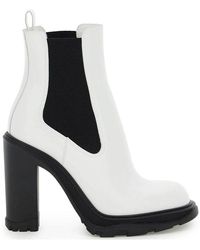 Alexander McQueen - Heeled Ankle Boots - Lyst