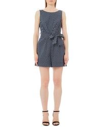 Liu Jo - Better Striped Jumpsuit - Lyst
