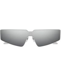 Balenciaga Shield Mirrored Sunglasses - Black Sunglasses, Accessories -  BAL245795