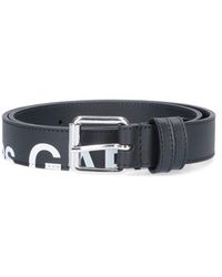 Comme des Garçons - 3cm Logo Print Leather Belt - Lyst