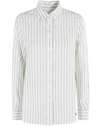 Weekend by Maxmara - Josef Striped Long-Sleeved Shirt - Lyst