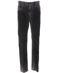 DSquared² - Logo Patch Mid-rise Trousers - Lyst