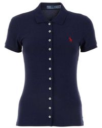 Polo Ralph Lauren - Logo Embroidered Buttoned Shirt - Lyst