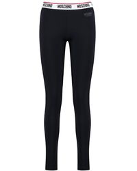 Dames Kleding voor voor Broeken pantalons en chinos voor Skinny broeken Moschino Katoen Bralette Met Camouflageprint in het Zwart 