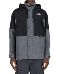 The North Face - Logo Print Hooded Jacket - Lyst