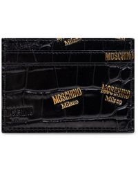 Moschino - Embossed Card Holder - Lyst