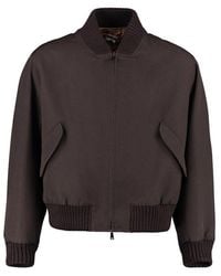 Fendi - Wool Bomber-style Jacket - Lyst