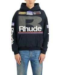Rhude - Petrol Patch Hoodie - Lyst