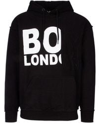 BOY London - Logo Printed Drawstring Hoodie - Lyst