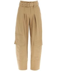 Low Classic - Belted Cargo Pants - Lyst