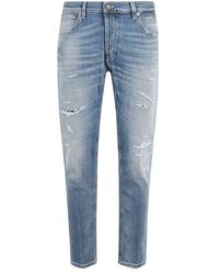 Dondup - Ripped Detailed Jeans - Lyst