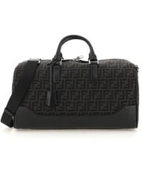 Fendi - Travel Bag With All-Over Ff Monogram - Lyst