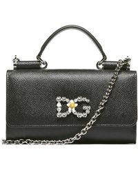 Dolce & Gabbana Mini Sicily Von Tote - Black