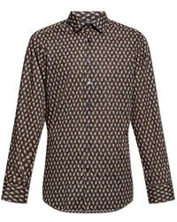 Etro - Graphic Printed Long-sleeved Shirt - Lyst