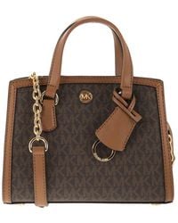 Michael Kors - Logo Plaque Chain-linked Tote Bag - Lyst