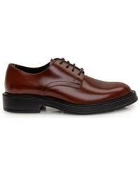 Tod's - Almond Toe Lace-up Oxford Shoes - Lyst