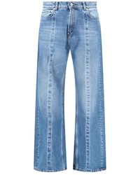 Y. Project - Crinkle Mid-rise Straight Leg Jeans - Lyst