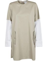 Max Mara - Burano Crewneck Sleeved Dress - Lyst