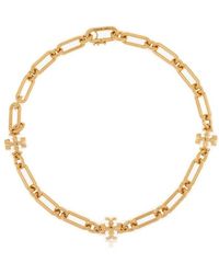 Tory Burch - Roxanne Chain-linked Necklace - Lyst