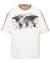 DIESEL - 't-washbicol' T-shirt, - Lyst