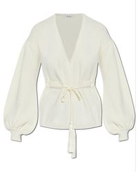 Max Mara - Tiberio V-Neck Tassel Detailed Cardigan - Lyst