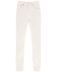 Agolde - Lana Straight Mid Rise Jeans - Lyst