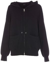 Pinko - Tirage Drawstring Zip-Up Hoodie - Lyst