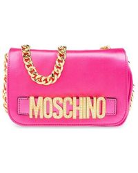 Moschino - Satin Shoulder Bag, - Lyst