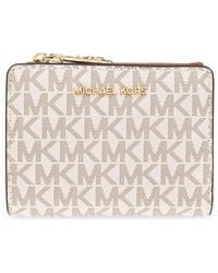 MICHAEL Michael Kors - Logo Lettering Bi-Fold Wallet - Lyst