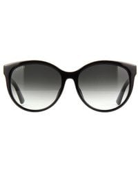 Gucci - Round Frame Sunglasses - Lyst