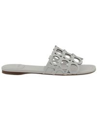 Ferragamo - Cut-Out Slides - Lyst