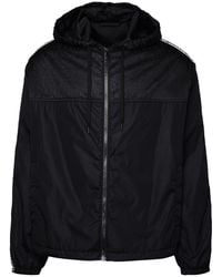 Versace - Black Nylon Jacket - Lyst