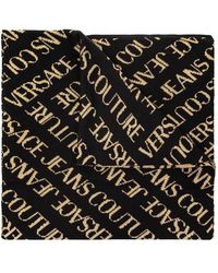 Versace - Scarf With Logo - Lyst