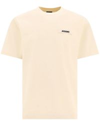 Jacquemus - 'le T Shirt Gros Grain' Crew Neck T Shirt - Lyst