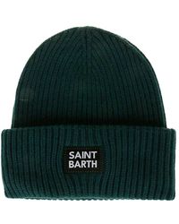 Mc2 Saint Barth - Logo-patch Ribbed-knit Pull-on Beanie - Lyst