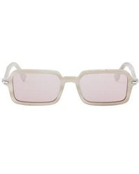 Fendi - Selleria Rectangle Frame Sunglasses - Lyst