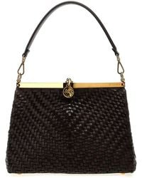 Etro - Clasp-fastened Interwoven Vela Medium Shoulder Bag - Lyst