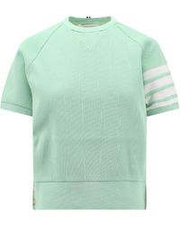 Thom Browne - 4-bar Stripe Crewneck T-shirt - Lyst