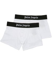 Palm Angels - Elastic Logo Waist Pack Of Two Boxers - Lyst